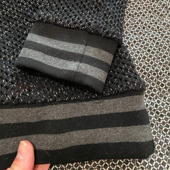 Splendid Collection black, gray, silver sweater (New without tags!) - Picture 3 of 7
